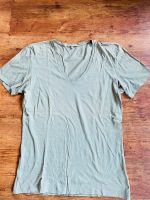 Drykorn Shirt oliv Baumwolle T-Shirt V-Neck L Khaki Hessen - Neu-Anspach Vorschau