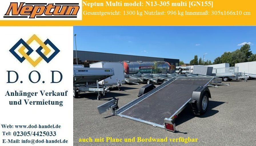 Neptun Multi N13-305 Motorradtransporter Quad 1300kg in Castrop-Rauxel