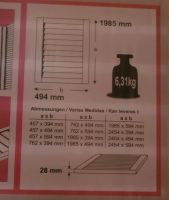 2 Lamellentüren neu  1985 x 494 mm Essen - Steele Vorschau