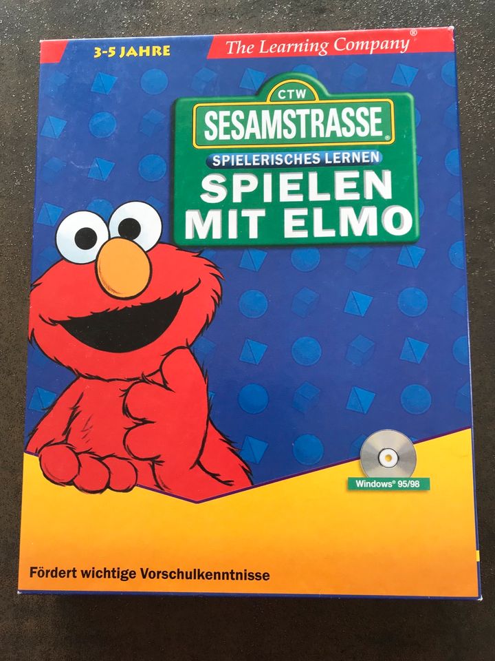 Vintage PC-Spiel Sesamstraße Spielen mit Elmo in Würselen