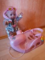 Für Baby Born Puppe Schlitten rosa Set Kleidung Stiefel Bayern - Regensburg Vorschau