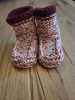 Babyschuhe Handgestrickt mit Antirutschbelag/ ungetragen Münster (Westfalen) - Gelmer Vorschau