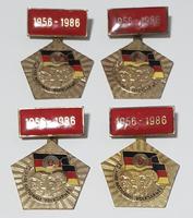 4x DDR Abzeichen, 30 Jahre Nationale Volksarmee 1956-1986, alle g Bayern - Lindau Vorschau