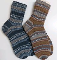 Wollsocken. Gr.46-47.Gestrickte Socken aus 6 fache Sockenwolle. Nordrhein-Westfalen - Warendorf Vorschau