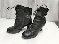 Schuhe Stiefeletten Gr. 37 dunkelbraun m. Absatz & Reisverschluss Bayern - Trogen Vorschau