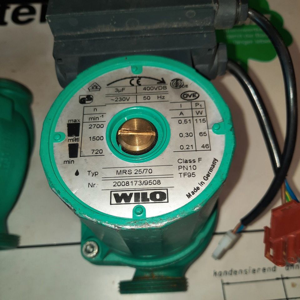 EWFE-Ersatzteile-Duomat-Wilo-U-Pumpe-MSR 25/70 in Rohrdorf