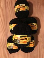 Wolle 6x schwarz | Strickwolle | 40% Schurwolle | Chinchilla Fine Baden-Württemberg - Bad Schönborn Vorschau