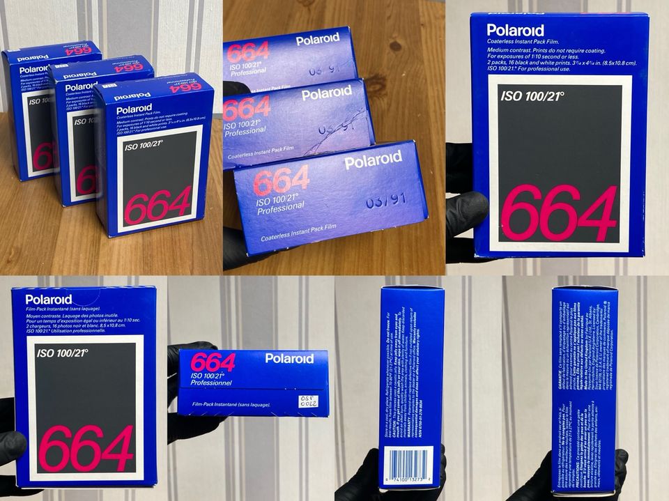 Polaroid 664 + Polacolor Pro 100 Film Konvolut Analog in Erftstadt