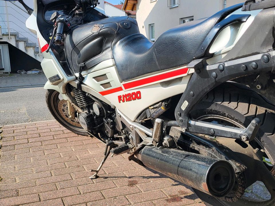 Yamaha FJ1200 - 83800km - Rot/Silber/Weiss in Erzhausen