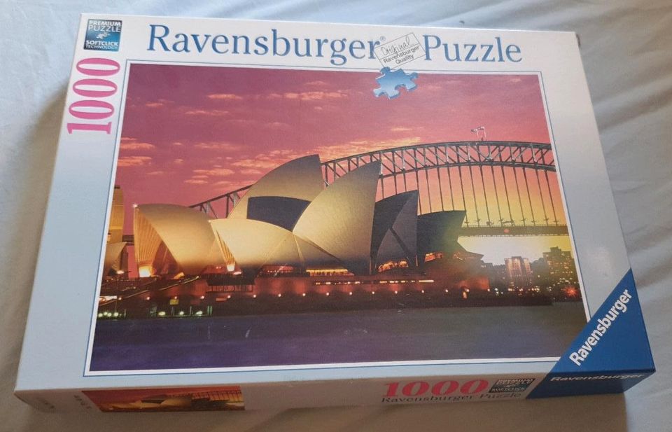 Ravensburger Puzzle 1000 Teile Sydney Oper mit Harbour Bridge in Mannheim