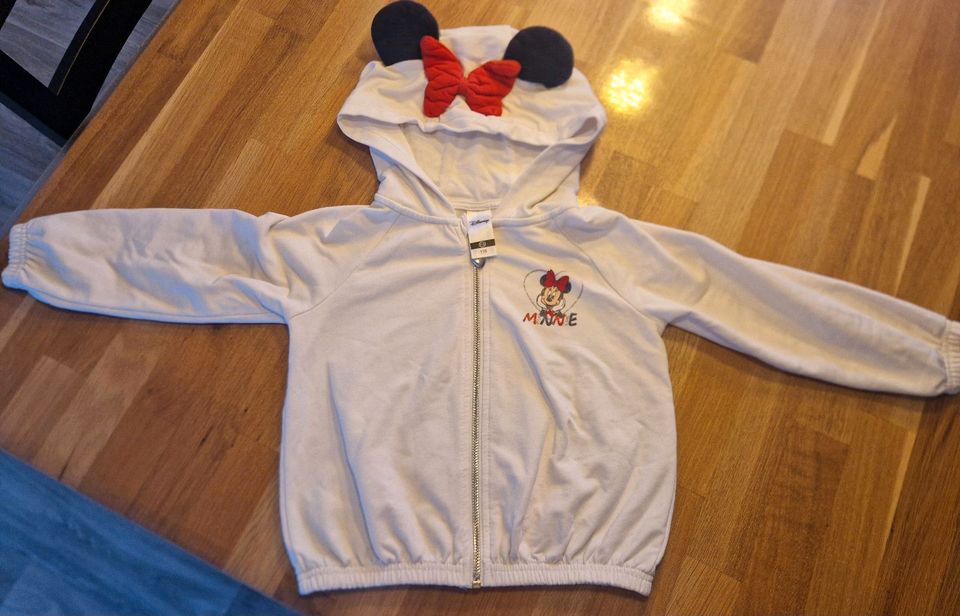 Minnie Maus Sweatshirt Jacke mit Ohren von C&A Größe 110 in Dortmund