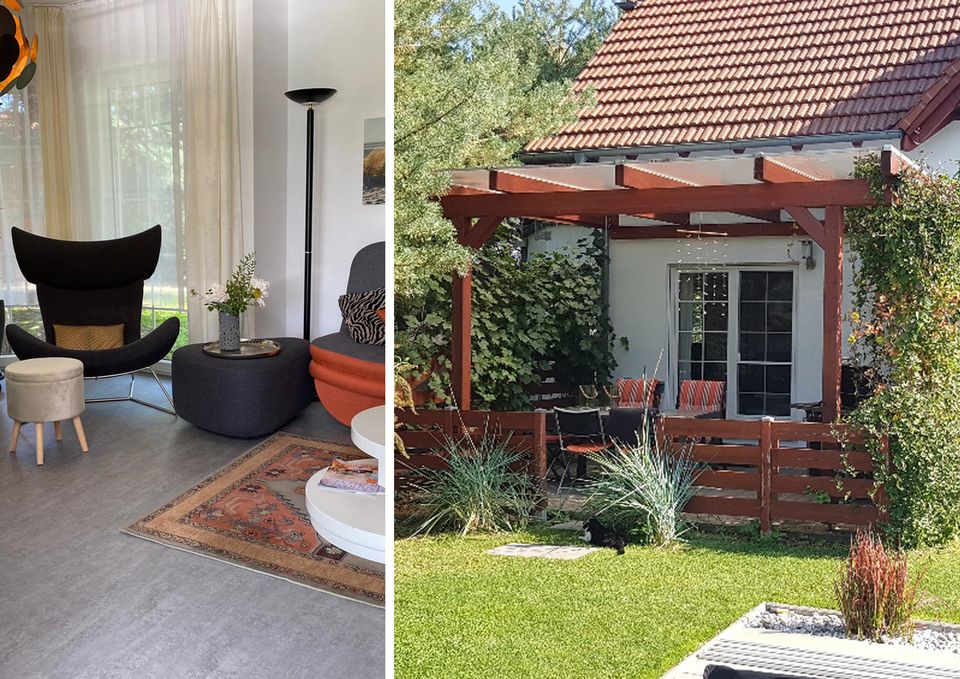 Haus-Ensemble aus 2 EFH in Markkleeberger Seenähe; großes Grundstück, Pool + Garten in Markkleeberg