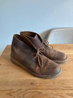 Clarks, Chukka Boots, beewax, Gr.41, echt Leder, braun München - Maxvorstadt Vorschau
