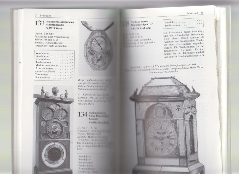 Uhren-Museen und Sammlungen... - Das Reiselexikon (2,90 €) in Karlsruhe