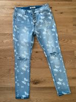 Damen Jeans Hose Schmetterlinge blau Gr 40 Dithmarschen - Gudendorf Vorschau