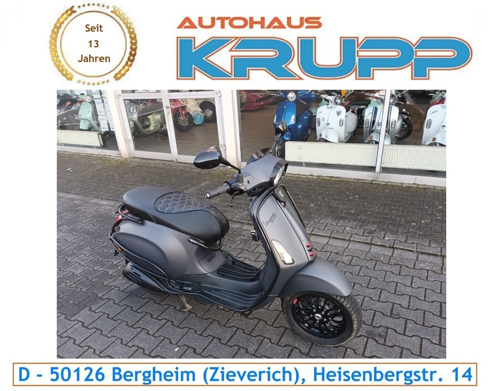 Vespa Sprint 25 Mofa 50 + offen CUSTOM Neuaufbau Einzelstück matt in Bergheim