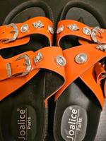 Schlappen Orange 37 Dresden - Leuben Vorschau