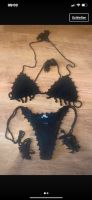 Gehäkelter Bikini Tanga schwarz Sexy  Handgemacht Handmade Strand Berlin - Reinickendorf Vorschau