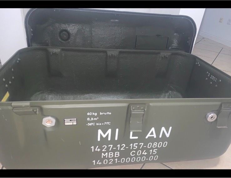 Milan Bundeswehr Militär Transport kiste Box wasserdicht in Cloppenburg