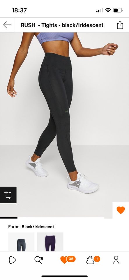 NEU Under Armour Rush Tights Leggings Hose L in Bad Vilbel