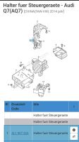 Halter fuer Steuergeraete - Audi Q7(AQ7) (FAW-VW) 2014 4L1907324 Nordrhein-Westfalen - Hamminkeln Vorschau