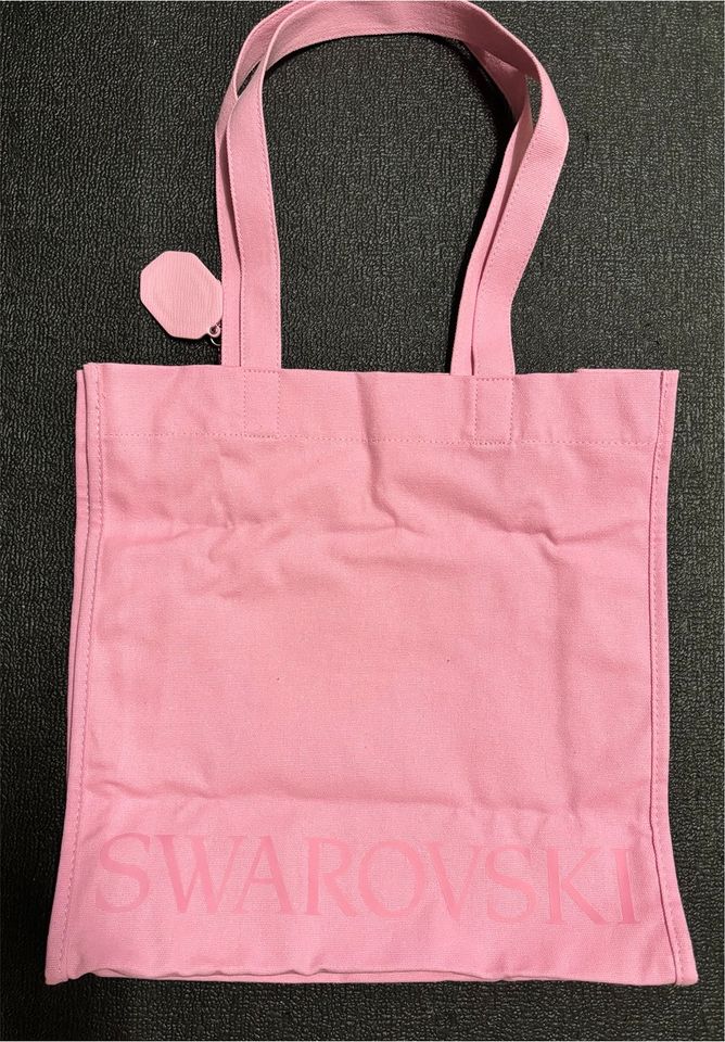 Swarovski Tote Bag Tragetasche aus Baumwolle in Rosa in Hamburg