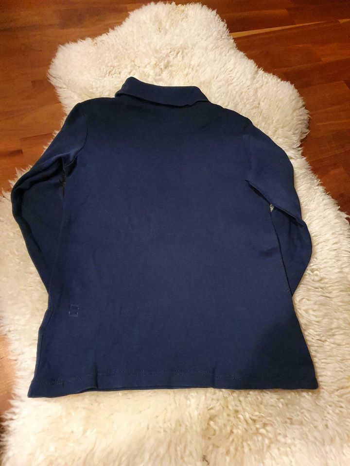 H &M Longsleeve  Rollkragen UnterziehenpulloverGr 116 marine in Reinbek