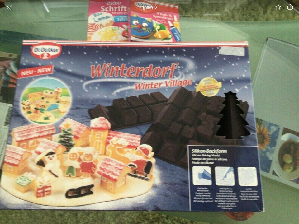 Dr. Oetker Winterdorf Backset silikon Kinder in Nürnberg (Mittelfr)