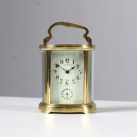 Antike Reiseuhr, ovale Offiziersuhr, Wecker, Frankreich um 1890 Münster (Westfalen) - Gievenbeck Vorschau