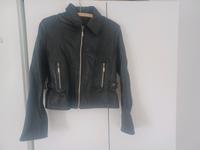 DAMEN LEDERJACKE MOTORRADJACKE SCHWARZ MODE GR. 34 Sachsen - Erlau Vorschau
