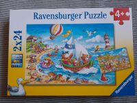 Zwei Puzzle 2×24 Teile Ravensburger Bären Teddy Urlaub Strand Bayern - Strullendorf Vorschau