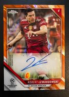 Topps chrome Robert Lewandowski Autograph Orange Lawa Sachsen - Taura Vorschau