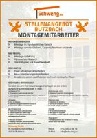 Monteure / Bauhelfer gesucht! Hessen - Butzbach Vorschau