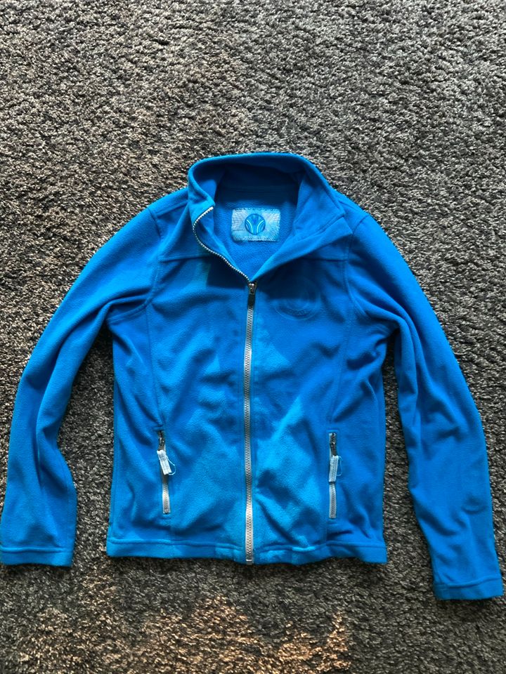 Fleecejacke blau Größe 146/152 in Neuenkirchen