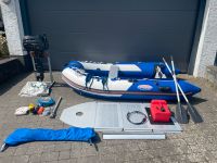 Schlauchboot DeBo 300 mit 6ps Four Stroke Suzuki TOP! Nordrhein-Westfalen - Nettersheim Vorschau