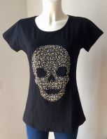 Justine Luxus Glitzer TShirt Straß Gold Silber SKULL Schwarz Gr.M Nürnberg (Mittelfr) - Oststadt Vorschau