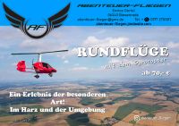 Rundflüge mit dem Gyrocopter Sachsen-Anhalt - Mansfeld Vorschau