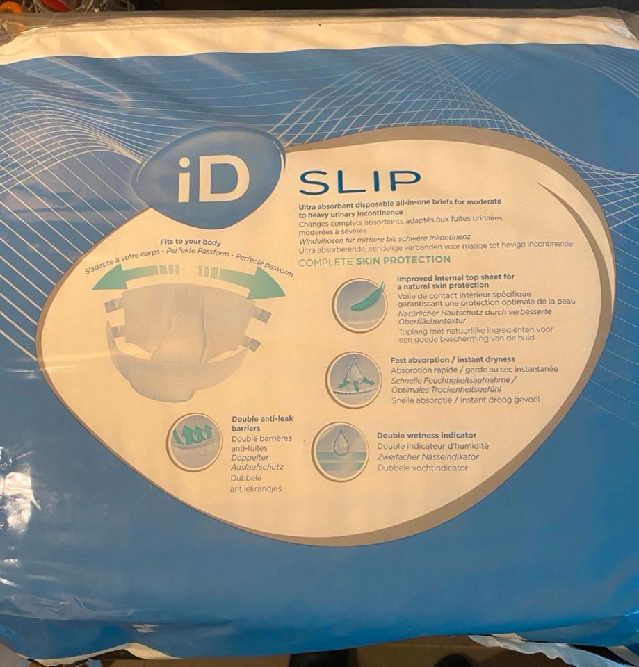ID Slip Plus XL, Inkontinenz, Windeln für Erwachsene, 4x 14 St, in Alfter