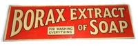 Uraltes Seifen Borax Blechschild um 1910 Soap zum Waschen überall Güstrow - Landkreis - Krakow am See Vorschau