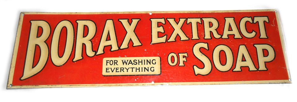 Uraltes Seifen Borax Blechschild um 1910 Soap zum Waschen überall in  Güstrow - Landkreis - Krakow am See | eBay Kleinanzeigen ist jetzt  Kleinanzeigen