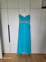 Elegantes blaues Abendkleid mit Strass Baden-Württemberg - Obergröningen Vorschau