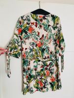 H&M Kleid Sommerkleid weiß grün Minikleid S 36 Saarbrücken-Dudweiler - Dudweiler Vorschau