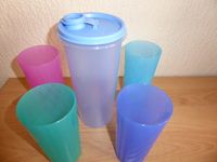 Tupperware  1 l Getränkebehälter + 4 Becher NEU Saarland - Homburg Vorschau