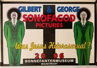Gilbert & George Ausstellungs Plakat Bonnefanten Museum Maastrich Innenstadt - Köln Altstadt Vorschau