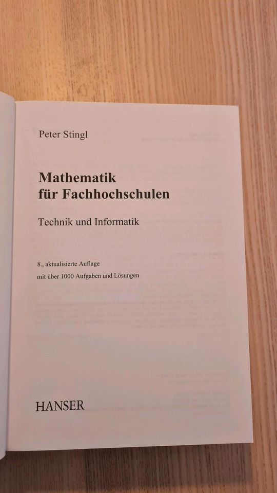 Peter Stingl - Mathematik für Fachhochschulen 8. Auflage in Flensburg