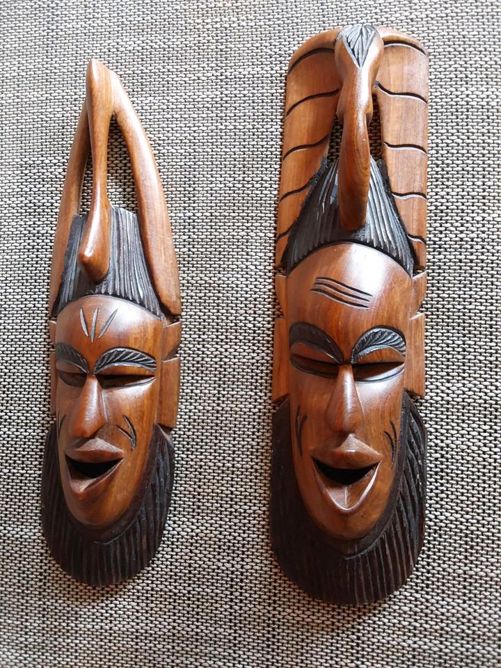 Afrikanische Deko-Masken geschnitzt in Leipzig - Südost | eBay  Kleinanzeigen ist jetzt Kleinanzeigen