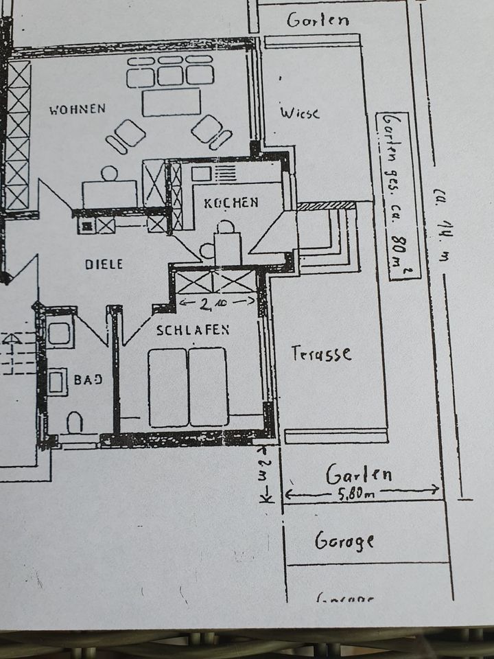 Etagenwohnung mit Terrasse und Garten in Lünen,  Brusenkamp 2 in Lünen