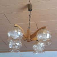 Deckenlampe 4armig Holz und Glas Thüringen - Ruhla Vorschau