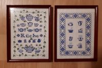 2 Stickbilder „Küche“ fertige Handarbeit Dresden - Briesnitz Vorschau