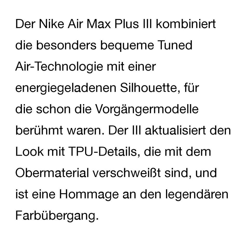 Nike Air Max Tuned III Größe 43 wie neu in Heidelberg